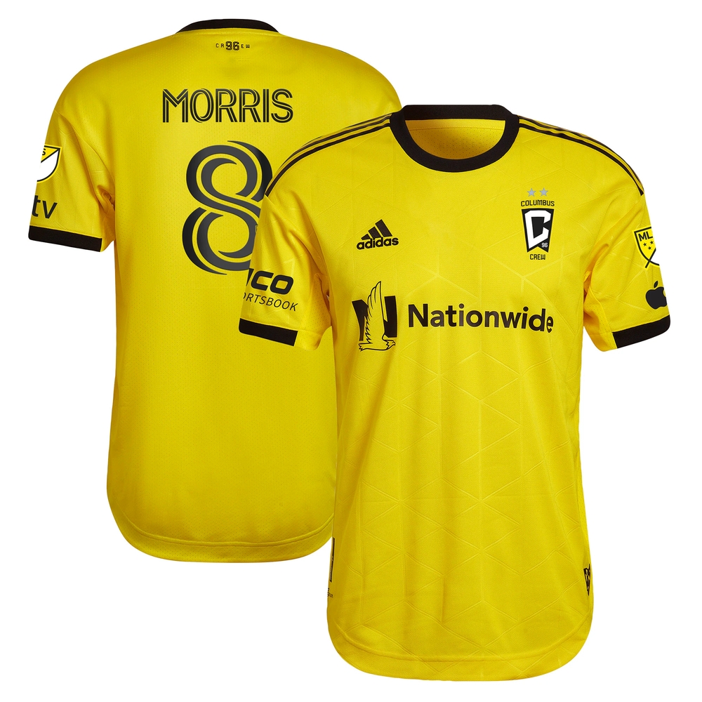 Aidan Morris Columbus Crew adidas 2023 Gold Standard Kit Authentic ...