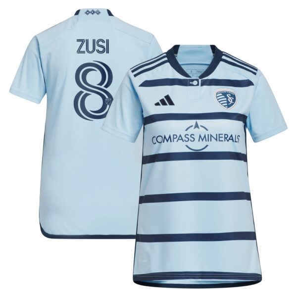 Graham Zusi Sporting Kansas City adidas Women's 2023 Hoops 4.0 Replica
