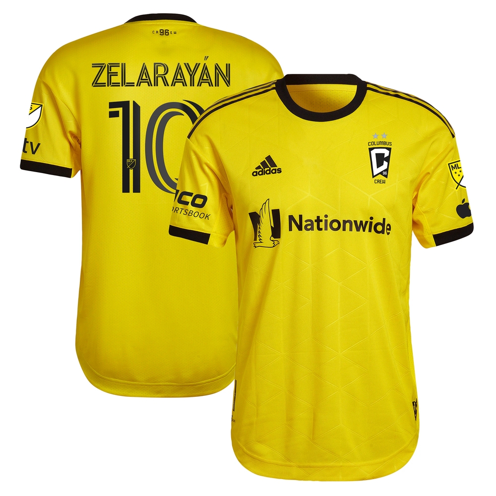 Lucas Zelarayan Columbus Crew adidas 2023 Gold Standard Kit Authentic